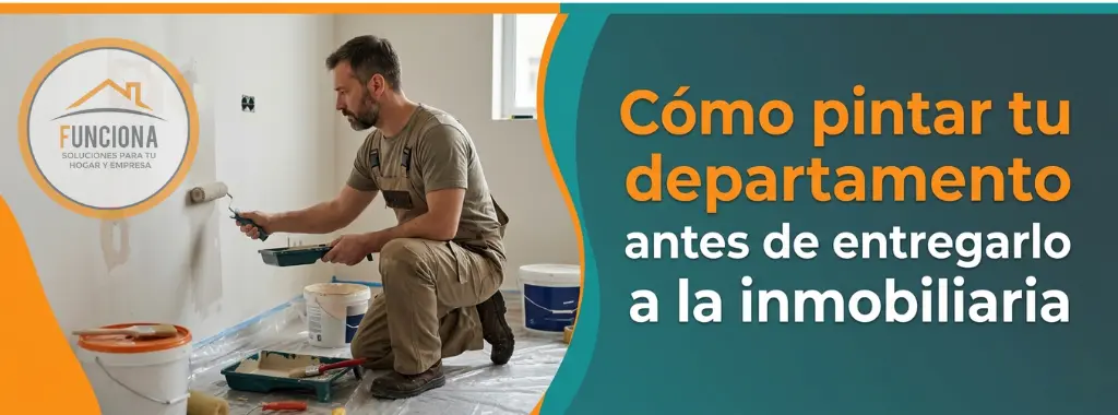 Cómo pintar tu departamento antes de entregarlo a la inmobiliaria en Córdoba